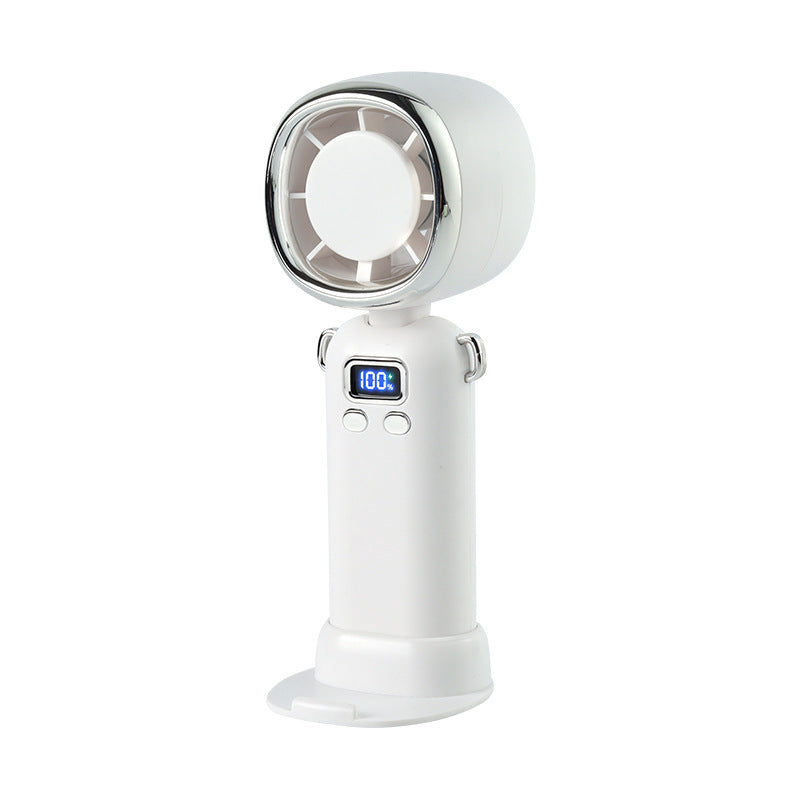 Damen tragbarer Handventilator mit LCD-Anzeige und kraftvollem Akku Brehn