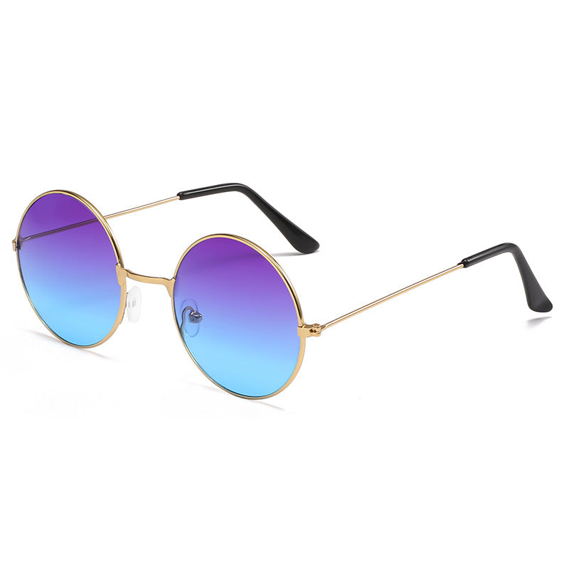 Retro Runde Glas Sonnenbrille Brehn