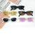 Damen Modische Cat-Eye Sonnenbrille mit elegantem transparenten Rahmen Brehn