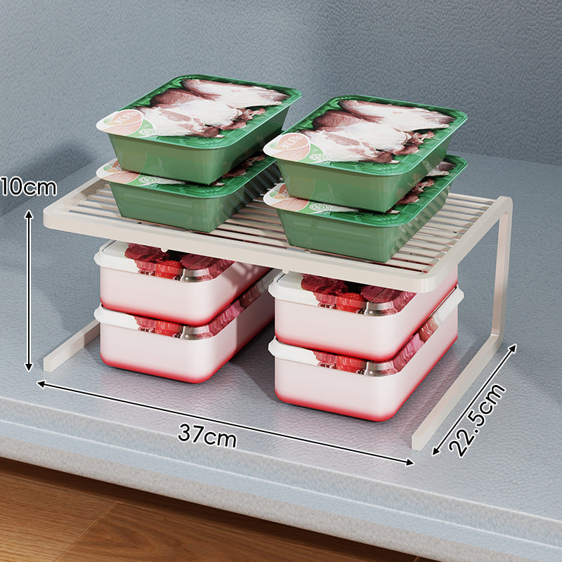 Kompakter dreistufiger slatted Metall Theken-Pantry-Organizer