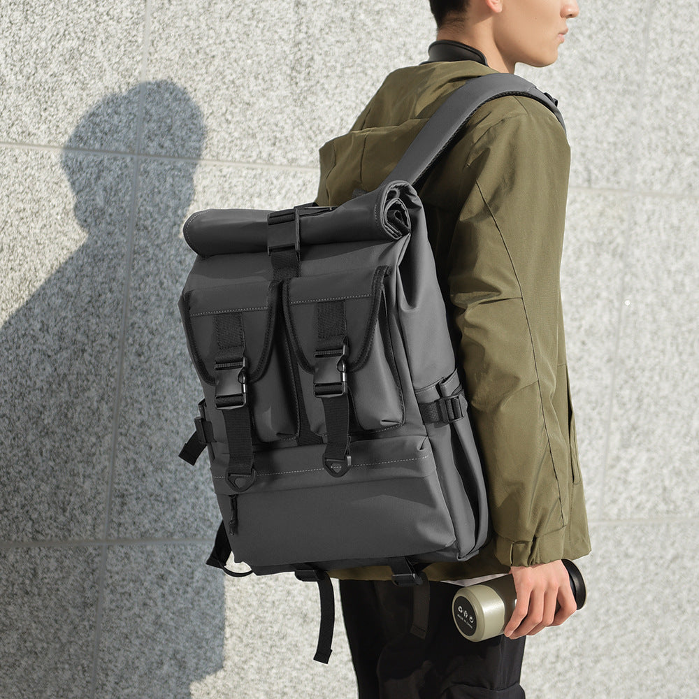 Vielseitiger Hochkapazitäts Roll-Top Rucksack Brehn