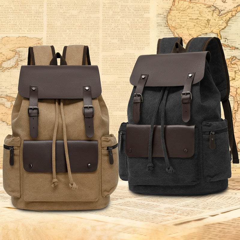 Vintage Canvas Rucksack Brehn