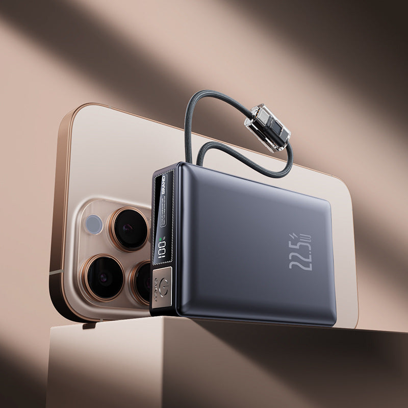 Ultra-schlanke Powerbank mit Schnellladefunktion Brehn
