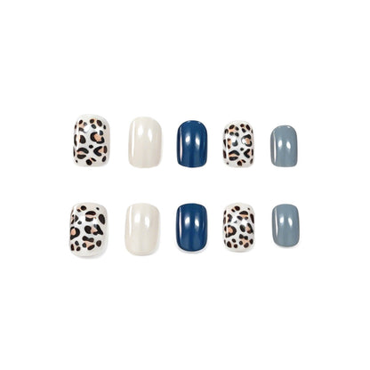 Stylische Leopard-Druck Nagelkunst-Verstärkungen Brehn