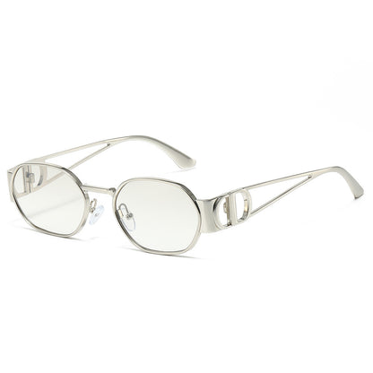 Moderne elegante ovale Sonnenbrillen Brehn