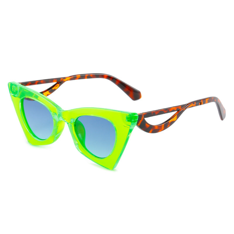 Damen Cat-Eye Sonnenbrille mit eleganten Design-Elementen Brehn
