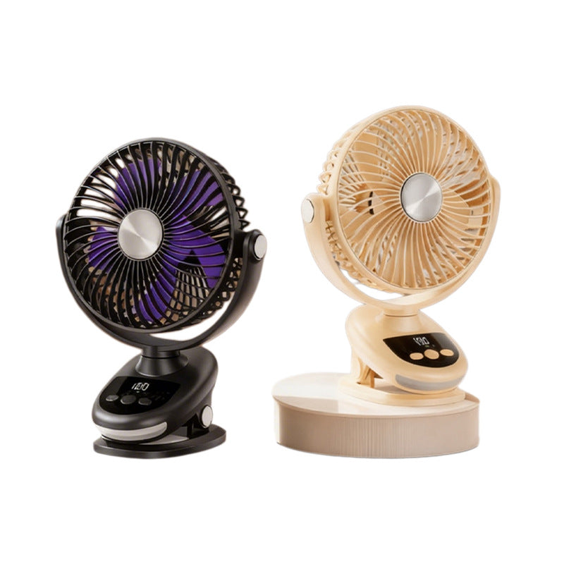 Unisex Tragbarer Desktop-Ventilator mit digitaler Steuerung Brehn