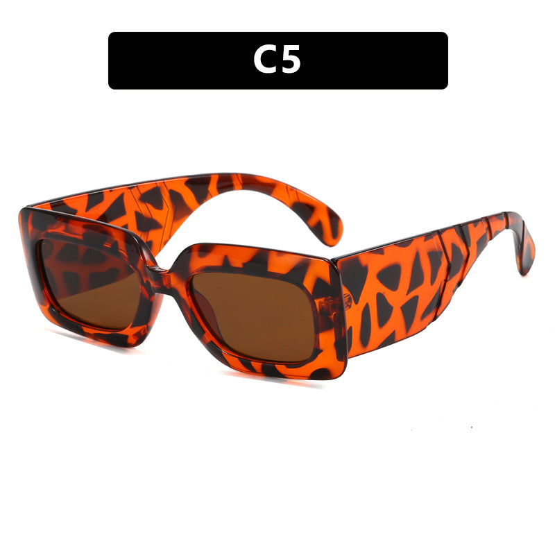 Damen extravagante Sonnenbrille mit auffälligem Schlangenmuster Brehn
