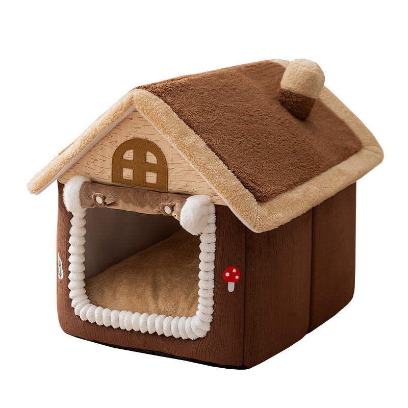 Gemütliches Plüsch-Hundebett