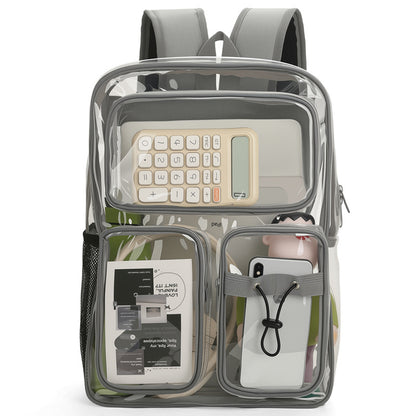Transparente Schulrucksack mit Mehreren Fächern Brehn