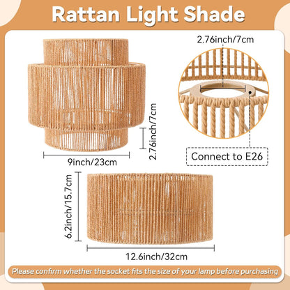 Dekorativer Rattan Aufbewahrungskorb Brehn