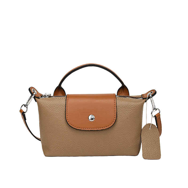 Chic Texturierte Mini-Handtasche Brehn
