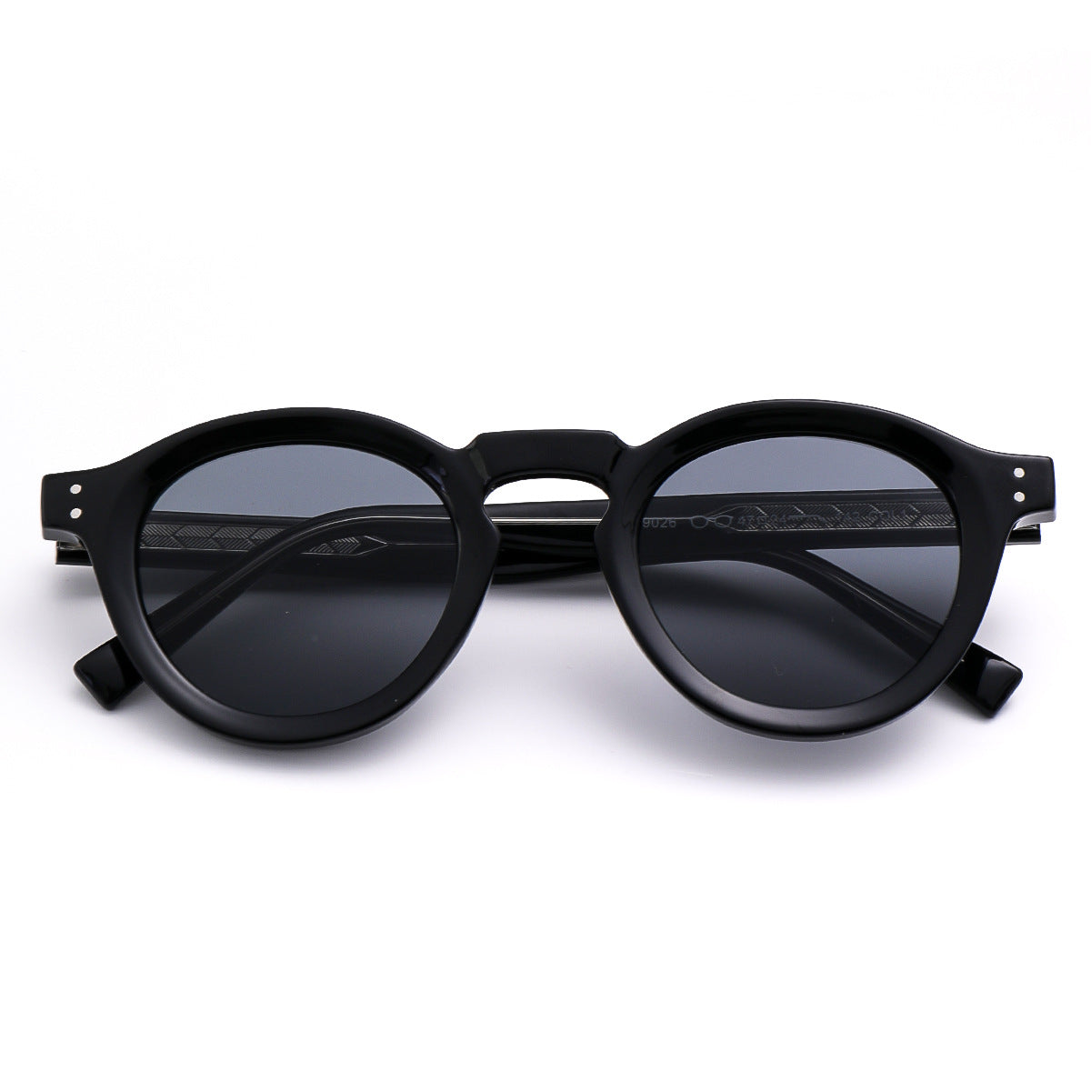 Damen modische Sonnenbrille im klassischen Rundstil Brehn
