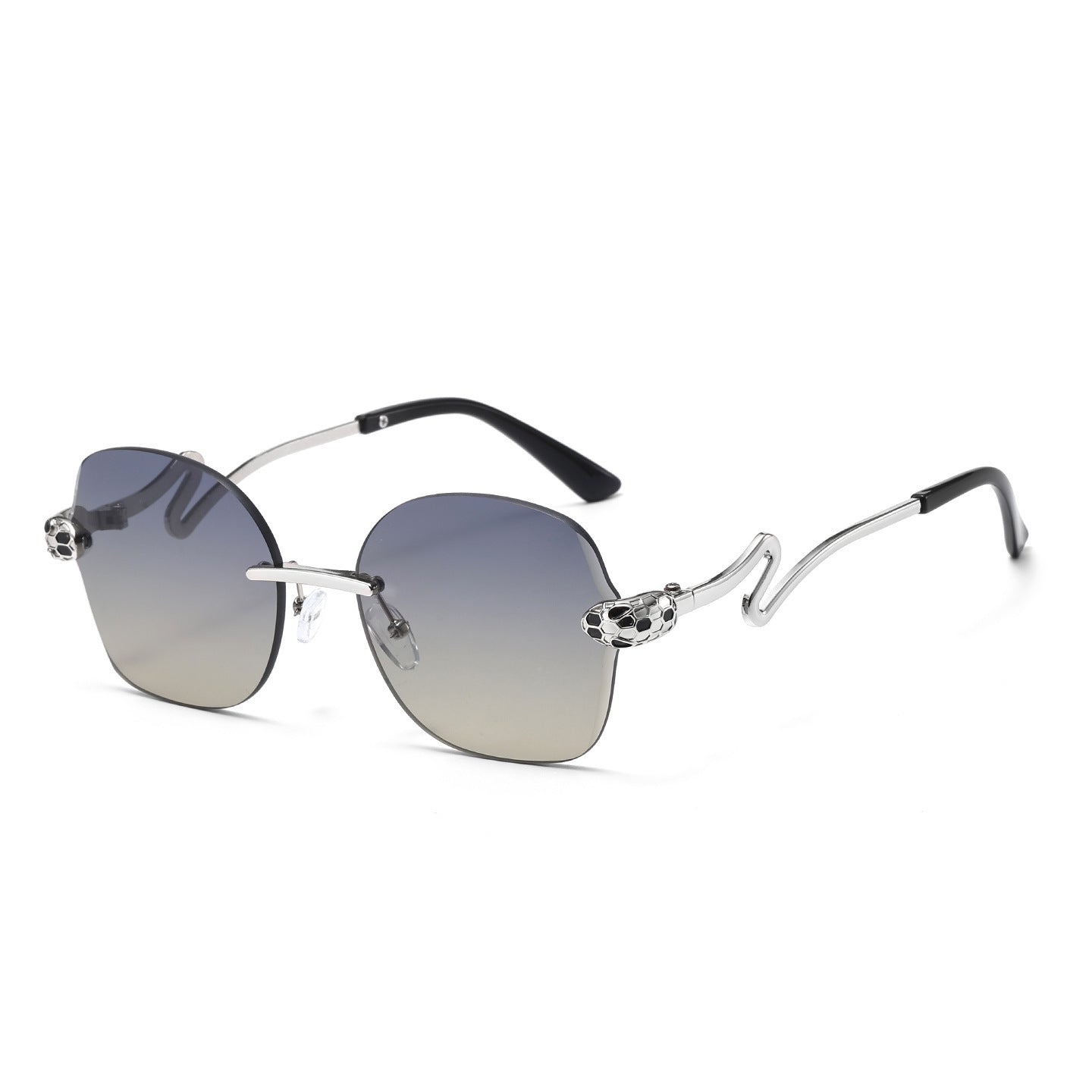 Einzigartige geometrische Rahmen-Sonnenbrille Brehn