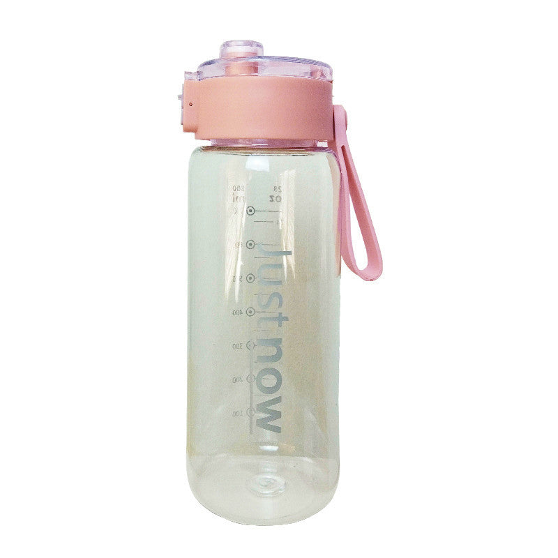 Unisex BPA-freie Wasserflasche mit Messskala Brehn