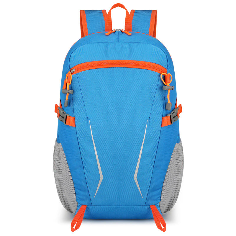 Unisex nan leichter Tagesrucksack mit reflektierenden Einsätzen, gepolstertem Rücken und seitlichen Netz-Taschen Brehn