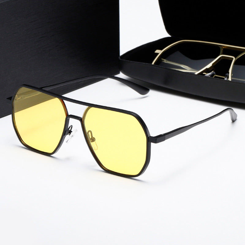 Damen Innovative modische Sonnenbrille mit rechteckigem Rahmen Brehn