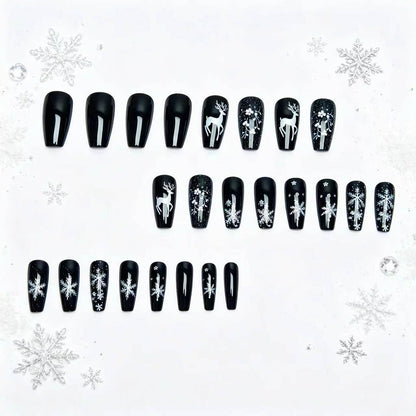 Winter-Themen 3D Nagelkunst Brehn