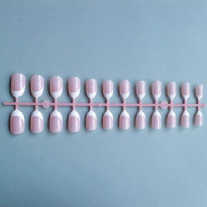 Elegantes französisches Tipp-Acryl-Nagelkunst-Set