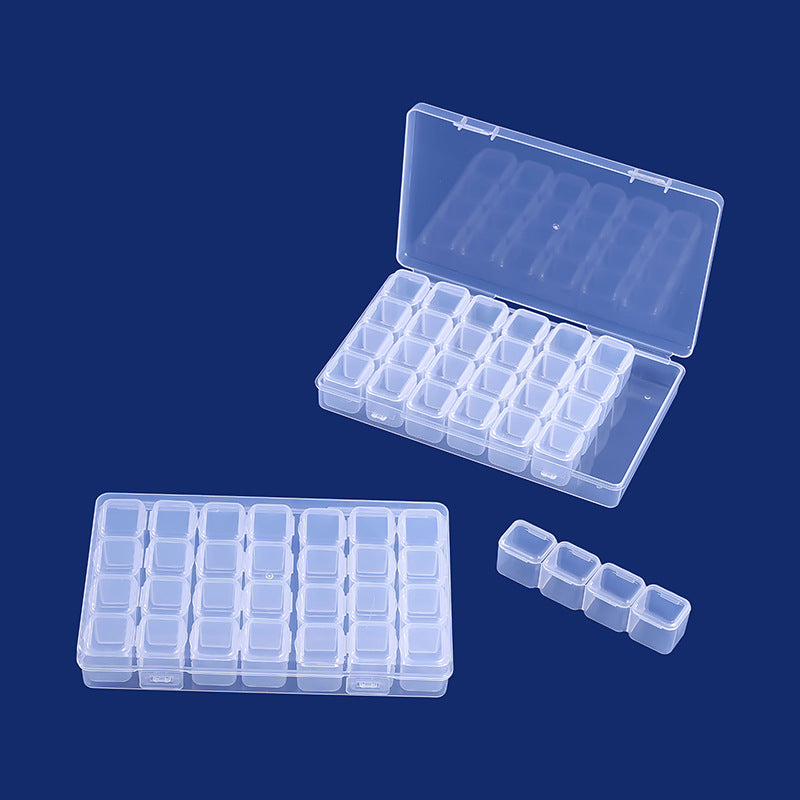 Klarer Kunststoff-Organizer-Box Brehn