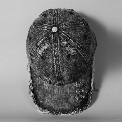 Herren Vintage Denim Baseballkappe Brehn
