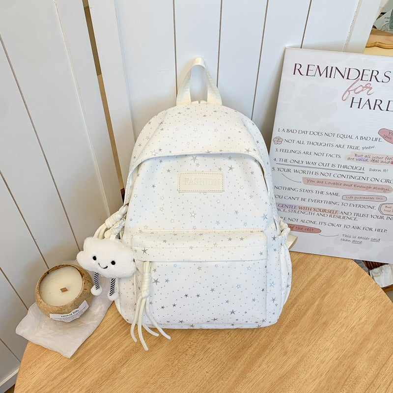 Stylischer Rucksack mit Sternmuster