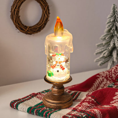 Nostalgische LED Weihnachtskerzen-Deko Brehn