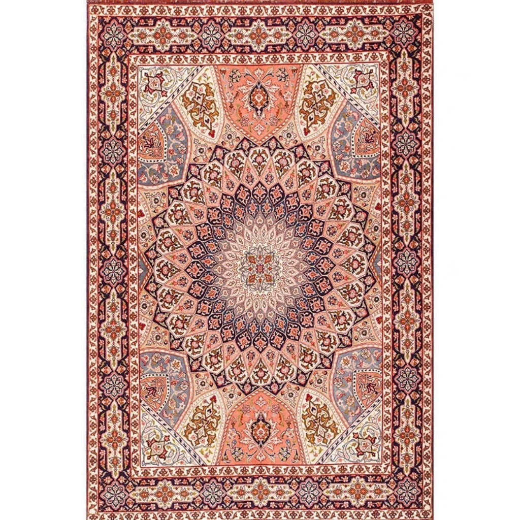 Vintage-inspirierten floralen Teppich