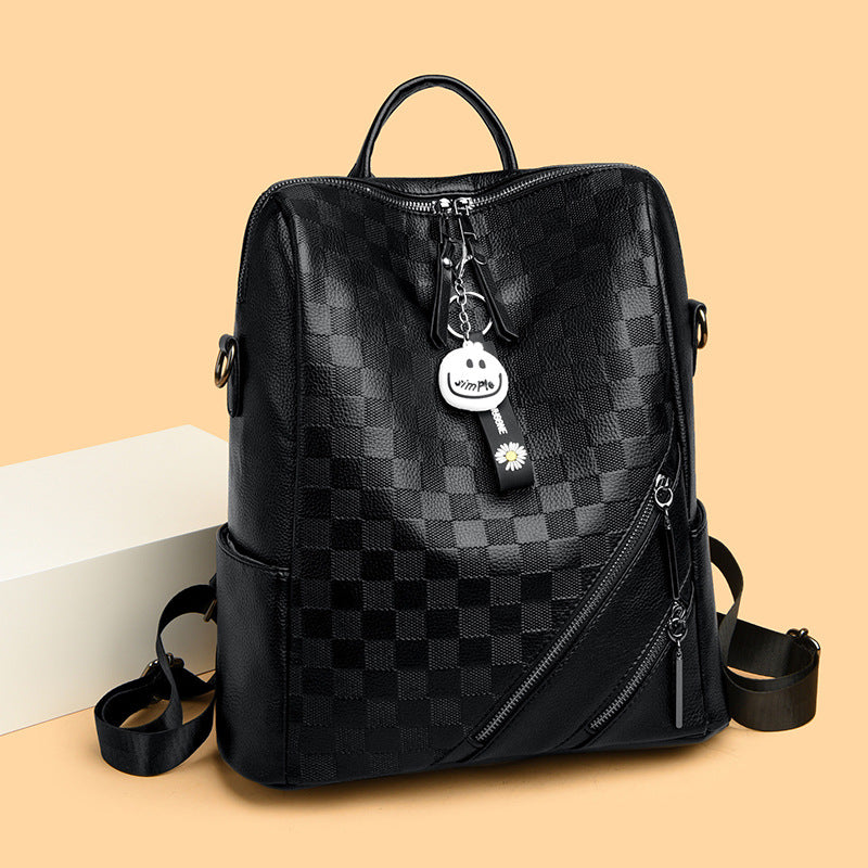 Karomuster Stylischer Rucksack Brehn