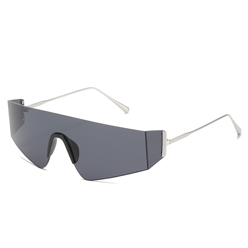 Damen futuristische Oversized-Sonnenbrille Brehn