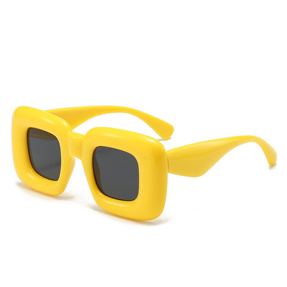 Bold Square Frame Sonnenbrille
