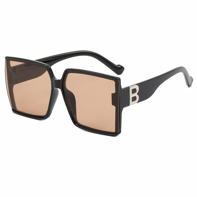 Damen Oversized-Sonnenbrille mit luxurious Detail Brehn