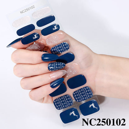 Elegante Blumenmuster Nagelwraps