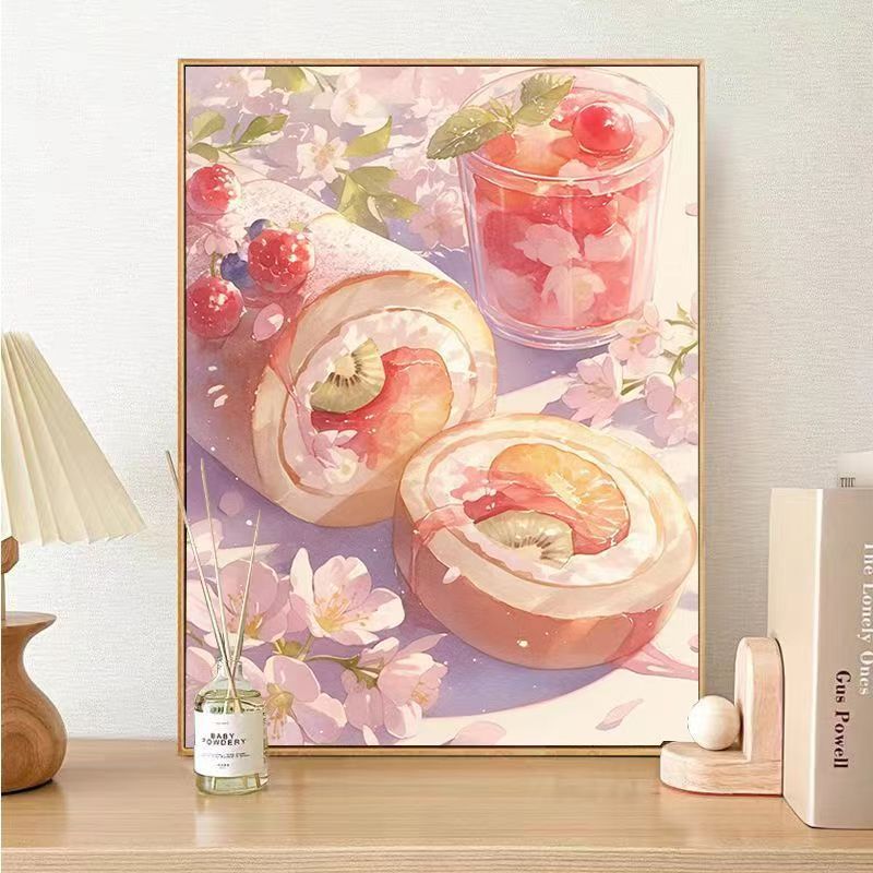 Gourmet Dessert-Themen Leinwand Wandkunst Brehn
