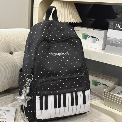 Musikalisch-Themen-Punktemuster-Rucksack Brehn
