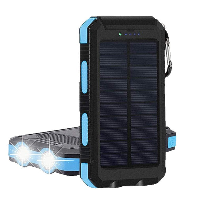 Solarbetriebene Powerbank mit Doppelter Usb-Anschluss Brehn