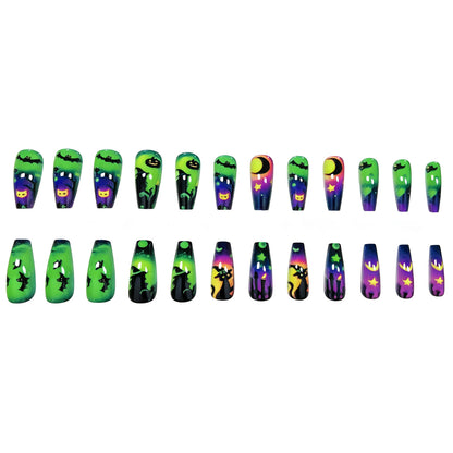 Halloween-Themen Leuchtende Nail Art Brehn