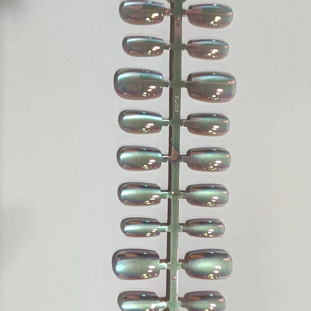Iridescent Press-On Nail Art Set Brehn