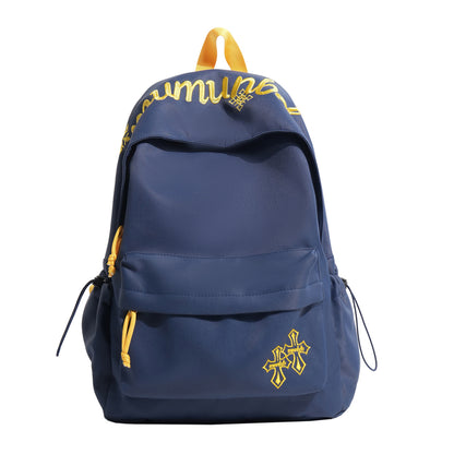 Lässiger bestickter Kordelzug-Rucksack Brehn