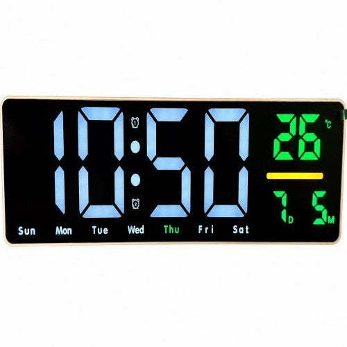 Digitaler Wandwecker mit Temperatur- und Kalenderanzeige Brehn