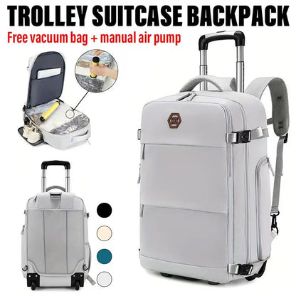 Vielseitiger Trolley Rucksack Koffer