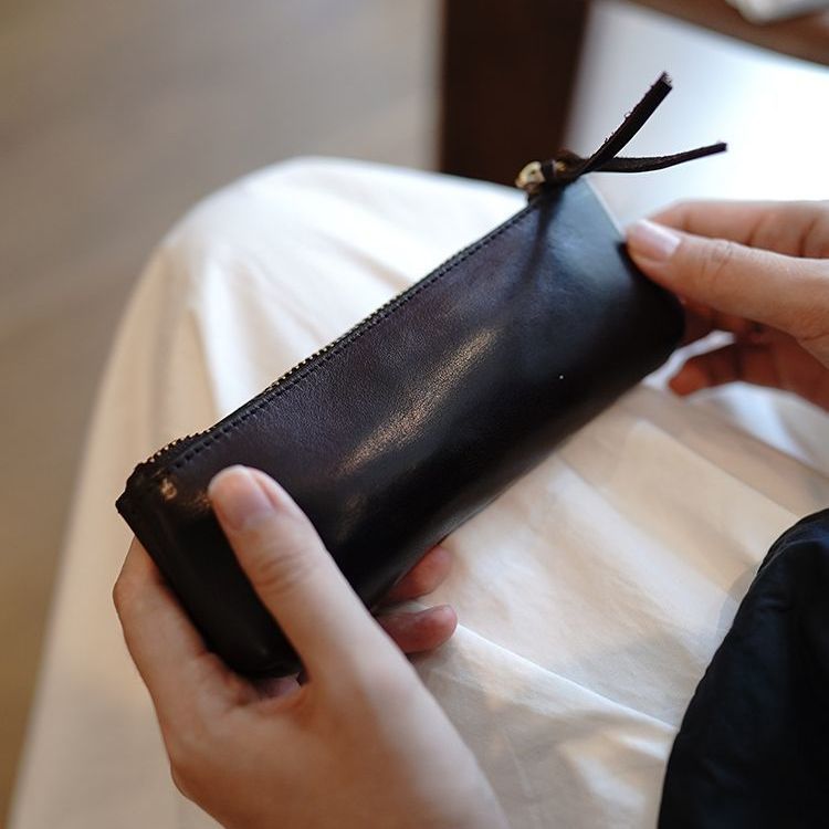 Premium Leder Bleistift etui Brehn