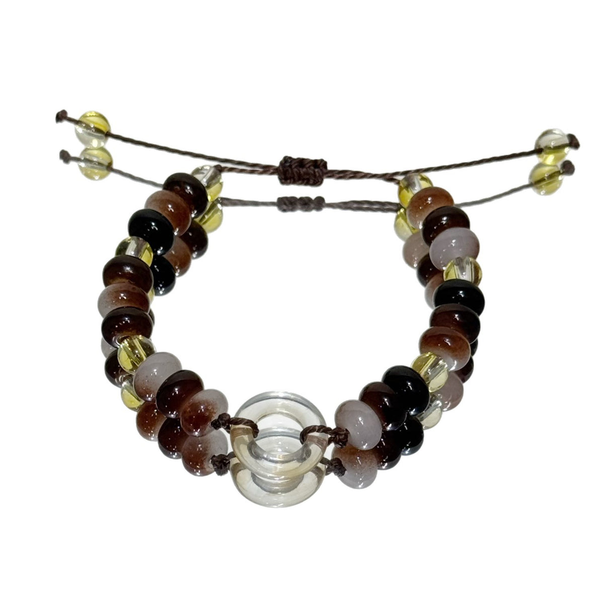 Verstellbares Artisan Perlenarmband Brehn