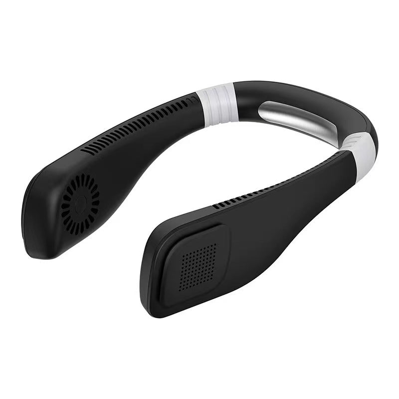 Unisex Tragbarer Nackenventilator mit Bluetooth-Lautsprecher Brehn