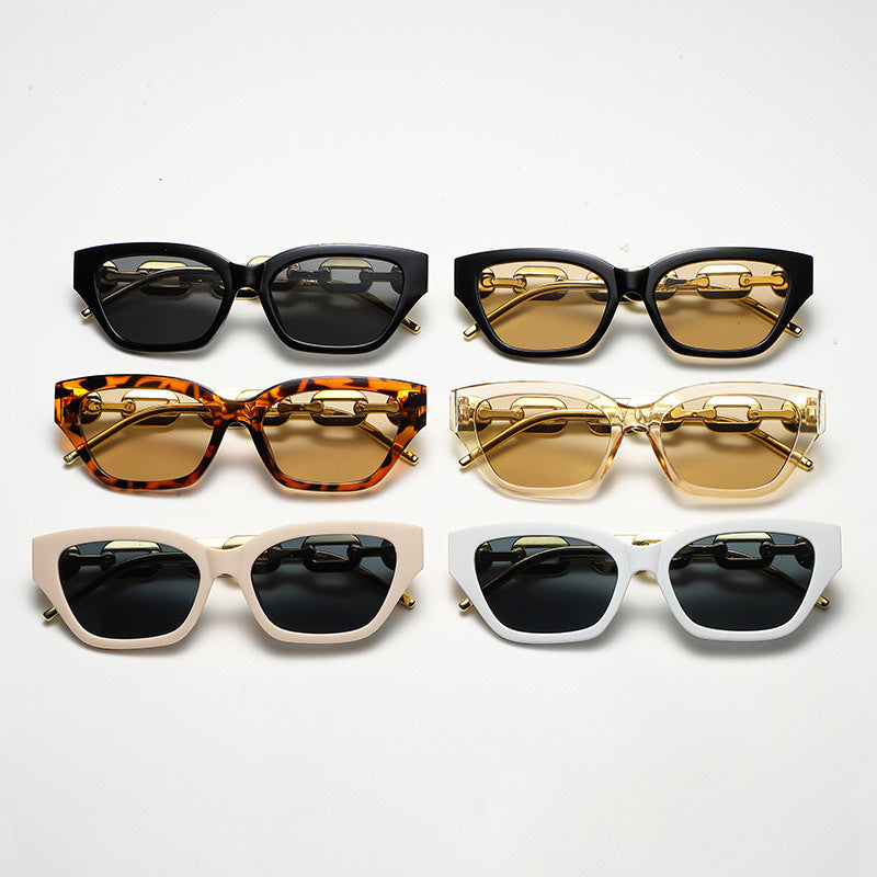 Damen Sonnenbrille mit einzigartigem Kettendesign Brehn