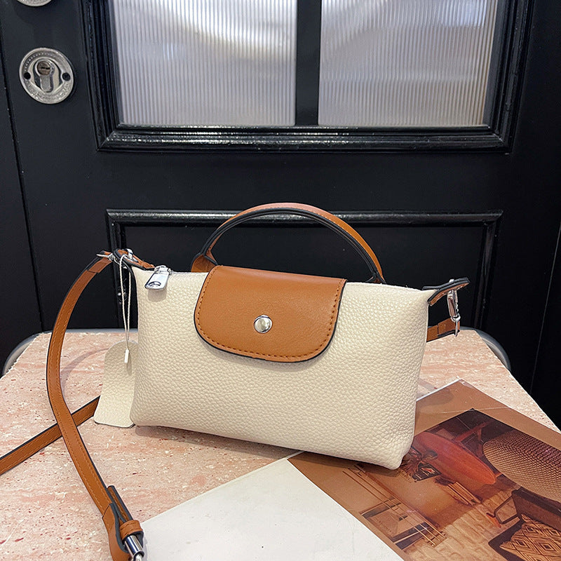 Chic Texturierte Mini-Handtasche Brehn