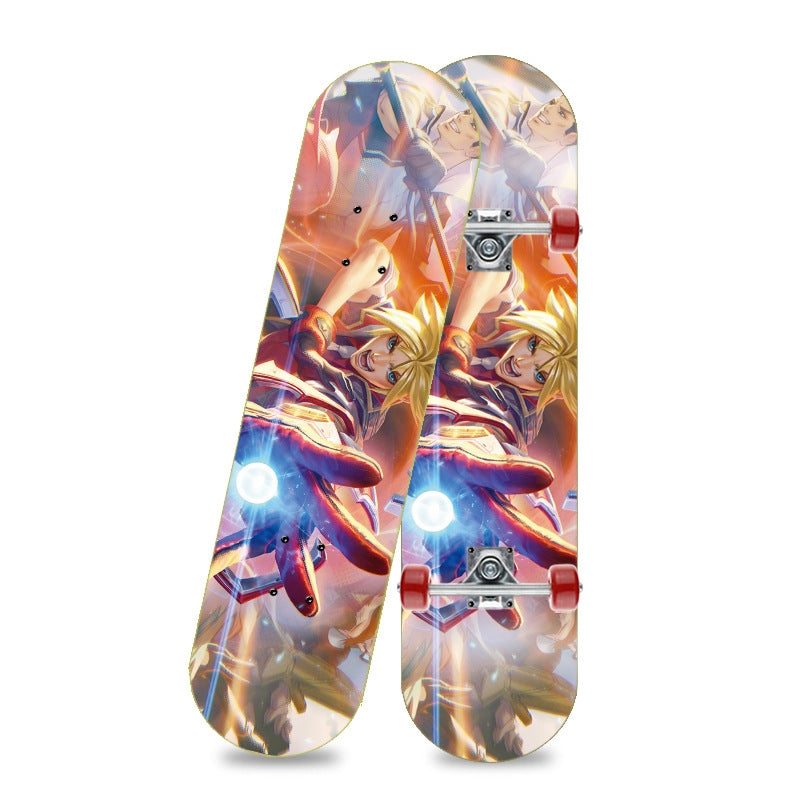 Einhorn-Themen-Skateboard Brehn