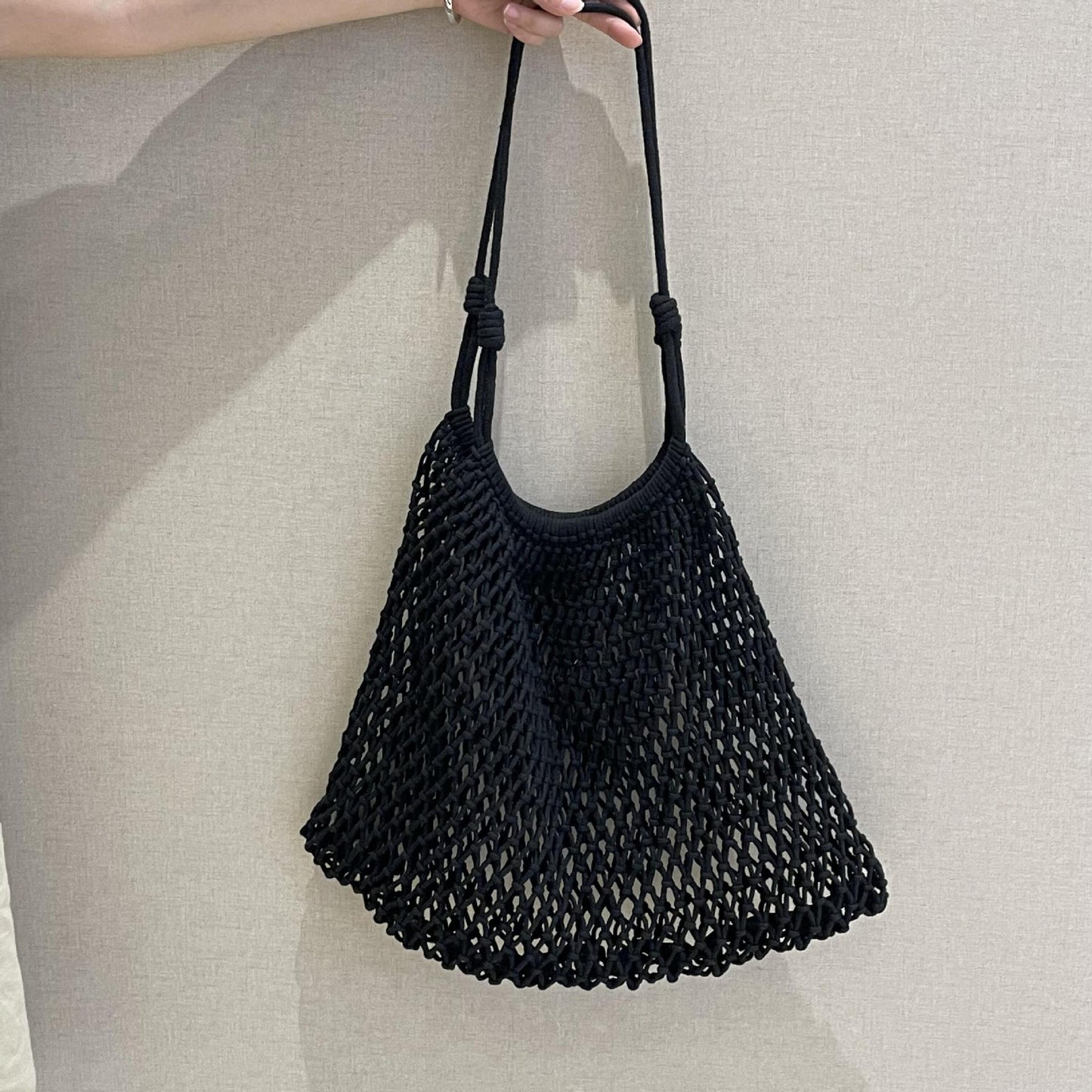 Handgeknüpfte Einkaufsnetz-Tasche Brehn