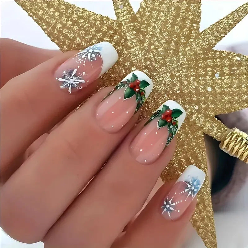 Künstlerische winterliche Nail Art Brehn