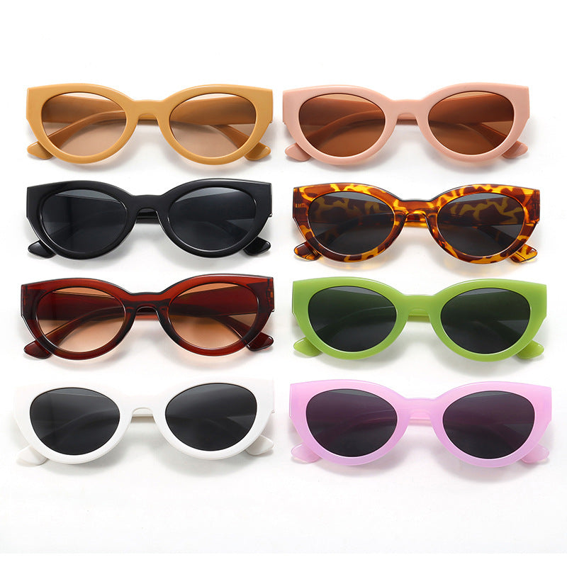 Damen modische quadratische Sonnenbrille mit verspiegelten Gläsern Brehn